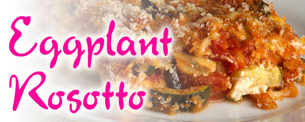 Eggplant risotto